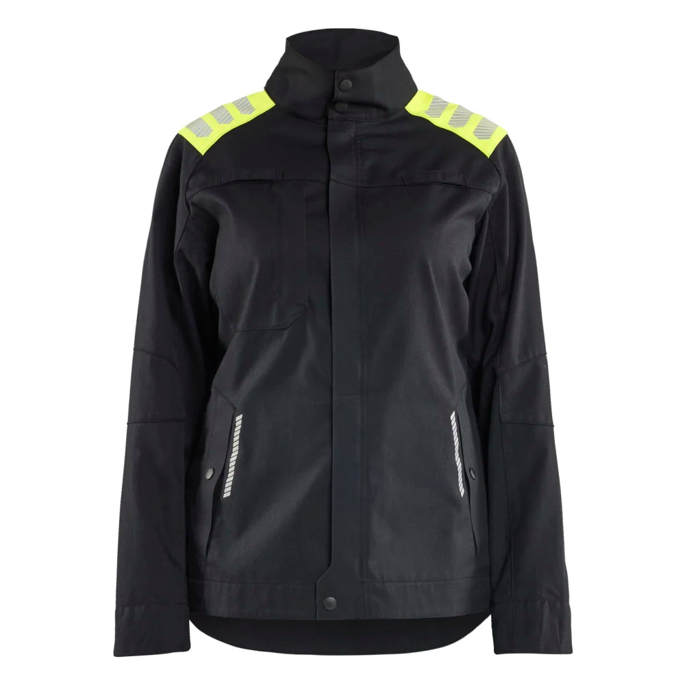 Blaklader 4070 1512 Dames Multinorm Jack Inherent Zwart High Vis Geel