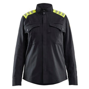 Blaklader 4072 1512 Dames Multinorm Overhemd Inherent Zwart High Vis Geel