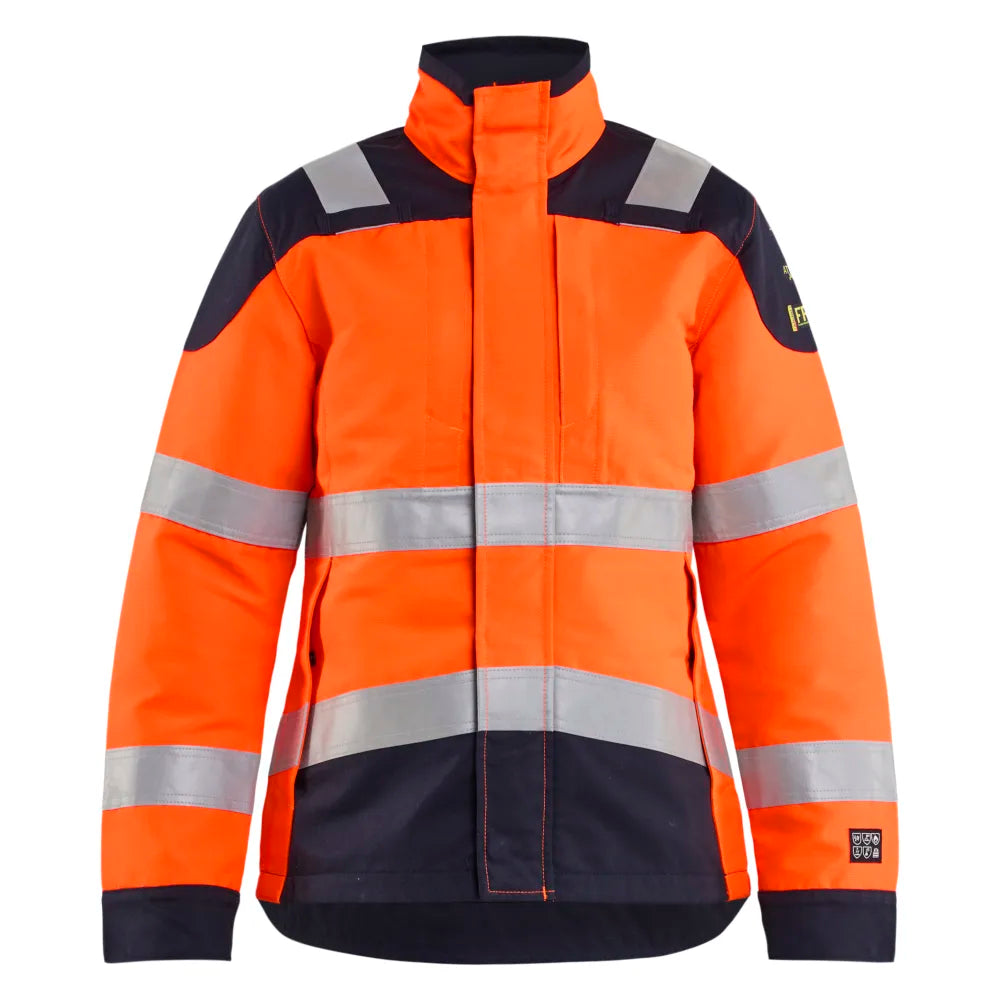 Blaklader 4084 1524 APC 2 Dames Multinorm Jack Inherent High Vis Oranje Marineblauw