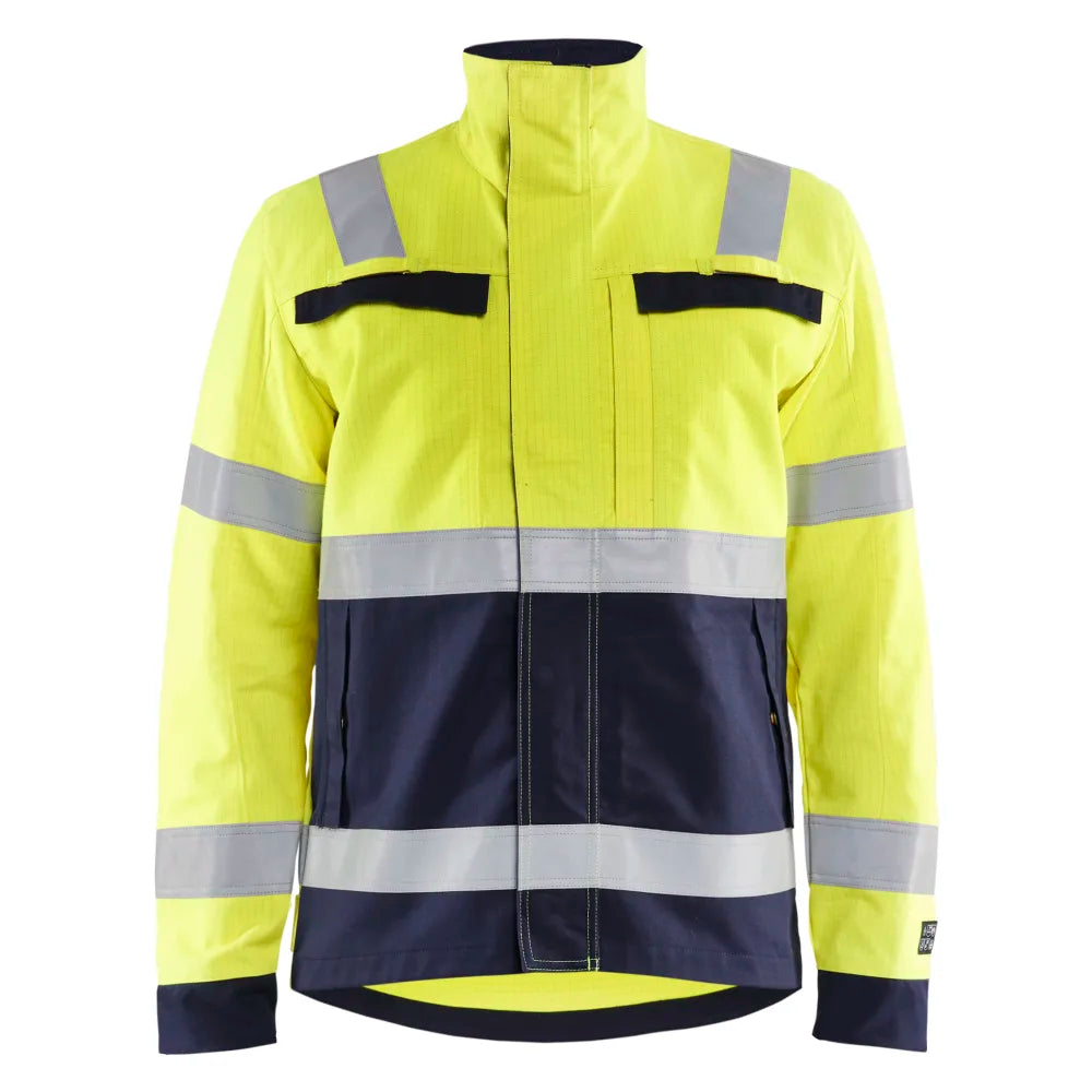 Blaklader 4087 1514 Multinorm Jack High Vis Geel Marineblauw