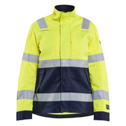 Blaklader 4091 1514 Dames Multinorm Jack High Vis Geel Marineblauw