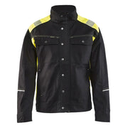 Blaklader 4095 1370 Jack. Ongevoerd Visible Zwart High Vis Geel