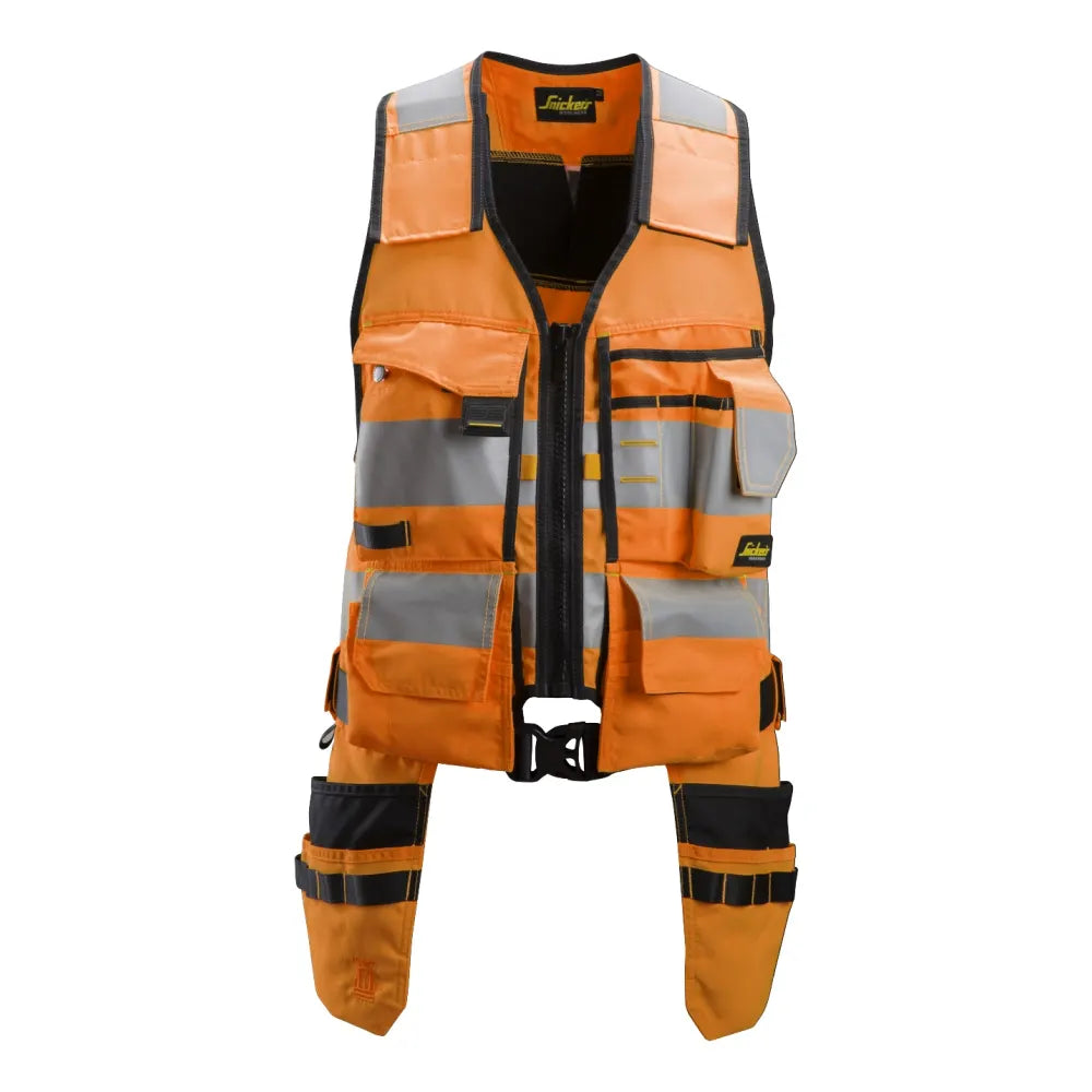 Snickers 4230 High-Vis Gereedschapsvest Klasse 1 5504 High Visibility Orange Black