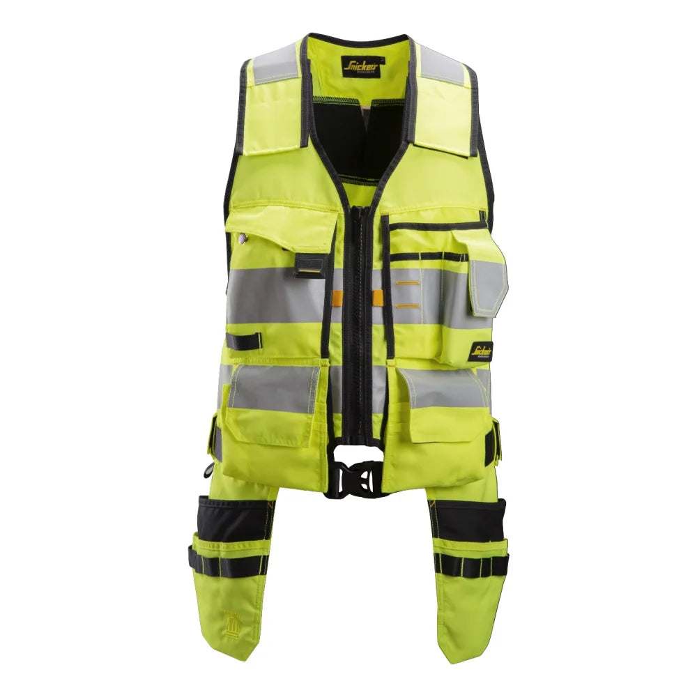 Snickers 4230 High-Vis Gereedschapsvest Klasse 1 6604 High Visibility Yellow Black