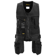 Snickers 4254 Allroundwork Gereedschapsvest Canvas Stretch Met Holsterzakken 0404 Black Black