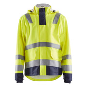 Blaklader 4313 2022 Vlamvertragende Regenjas Level 2 High Vis Geel Marineblauw