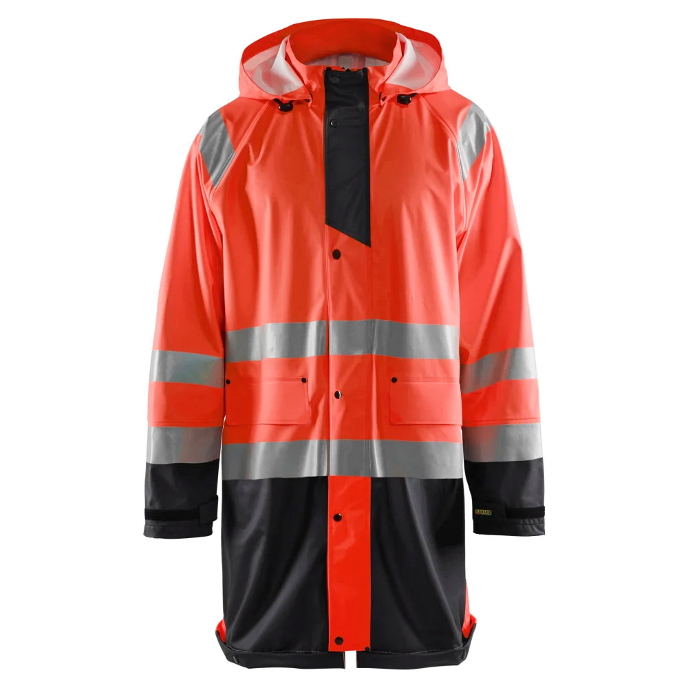Blaklader 4324 2000 Regenjas High Vis Level 1 High Vis Rood Zwart