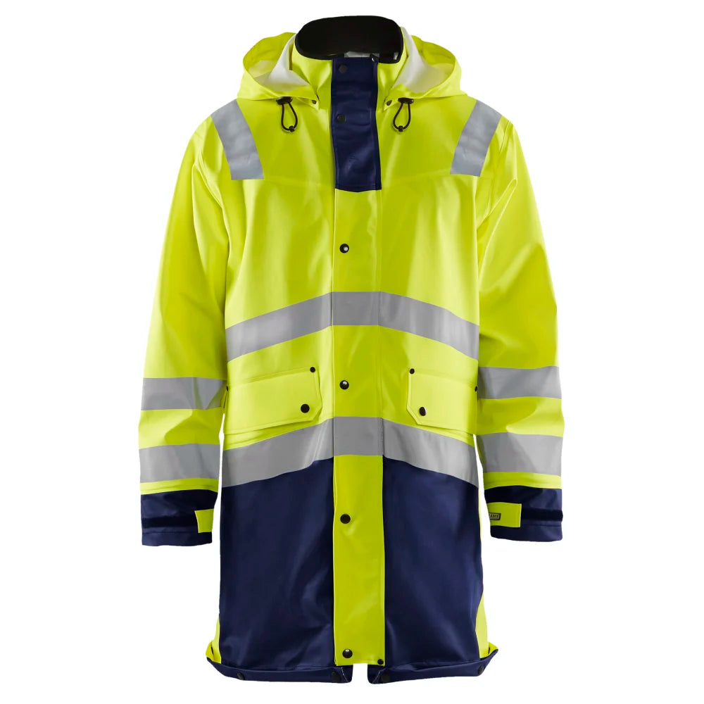 Blaklader 4326 2005 Regenjas High Vis Level 3 High Vis Geel Marineblauw