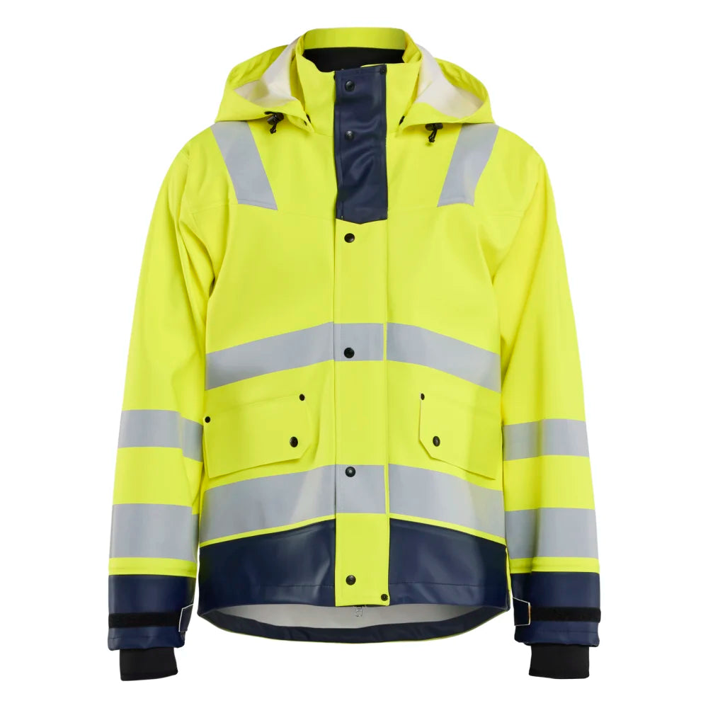 Blaklader 4327 2005 Regenjas High Vis Level 3 High Vis Geel Marineblauw