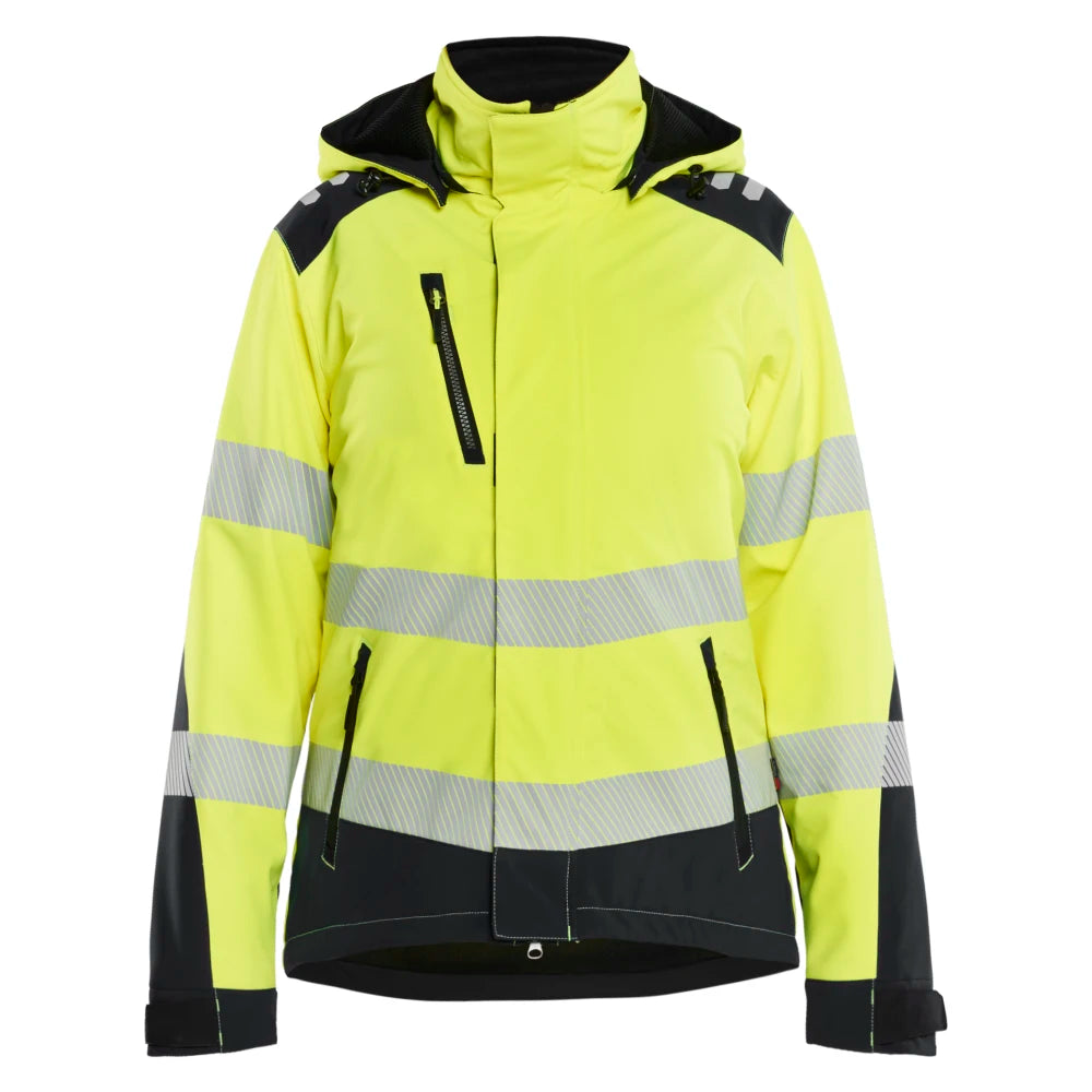 Blaklader 4401 2513 Dames Softshell Winterjas High Vis High Vis Geel Zwart