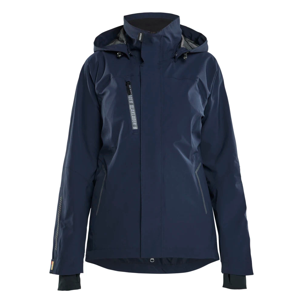 Blaklader 4403 1917 Dames Shell Jack Stretch Donker Marineblauw Zwart