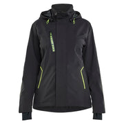 Blaklader 4403 1917 Dames Shell Jack Stretch Zwart High Vis Geel