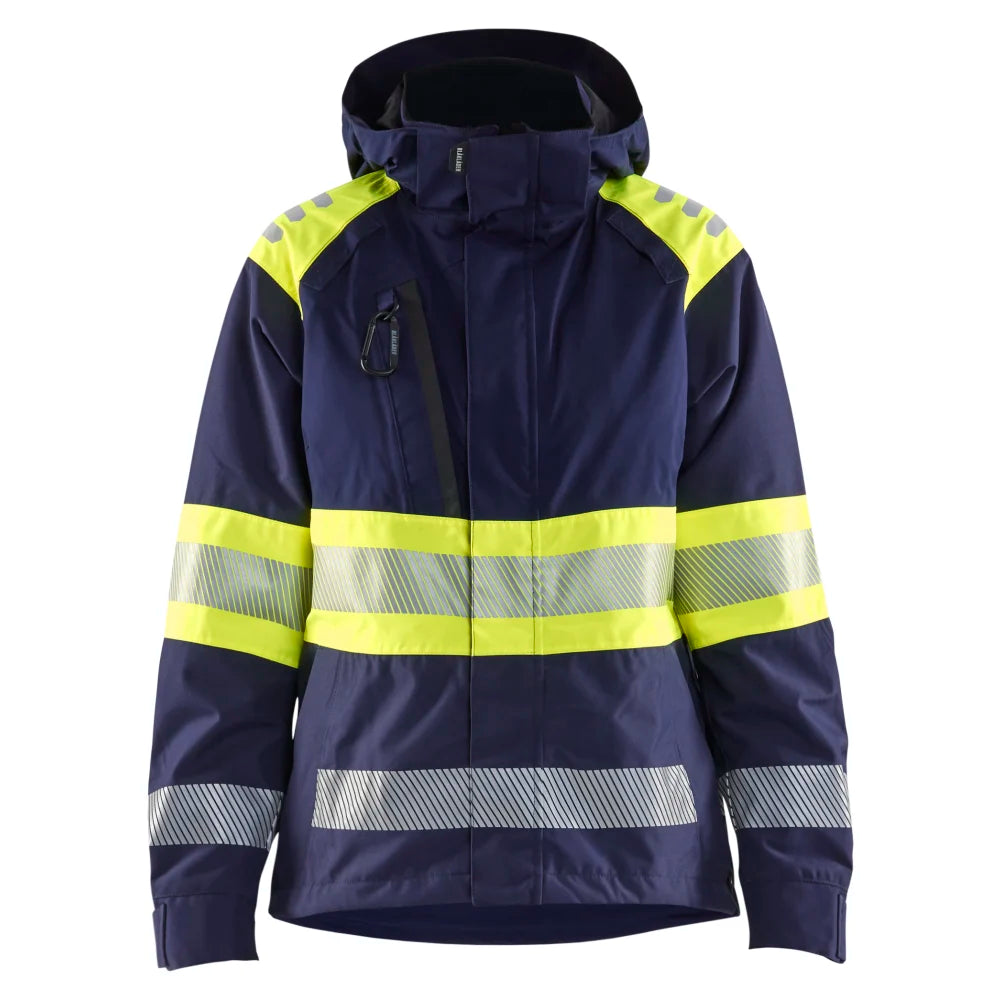 Blaklader 4430 1977 Dames Shell Jack High Vis Marine High Vis Geel
