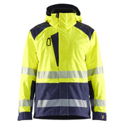 Blaklader 4435 1987 Shell Jack High Vis High Vis Geel Marineblauw