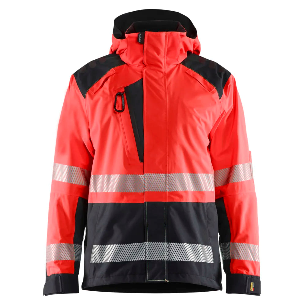 Blaklader 4435 1987 Shell Jack High Vis High Vis Rood Zwart