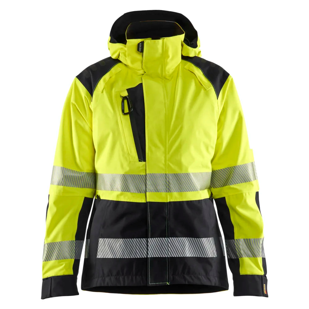 Blaklader 4436 1987 Dames Shell Jack High Vis High Vis Geel Zwart