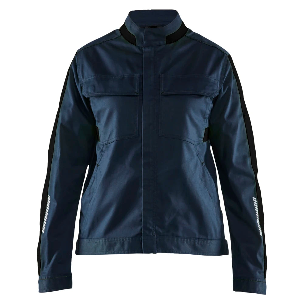 Blaklader 4443 1832 Dames Industrie Jack Stretch Donker Marineblauw Zwart
