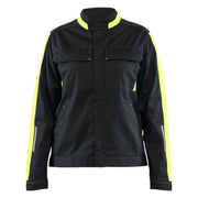 Blaklader 4443 1832 Dames Industrie Jack Stretch Zwart High Vis Geel