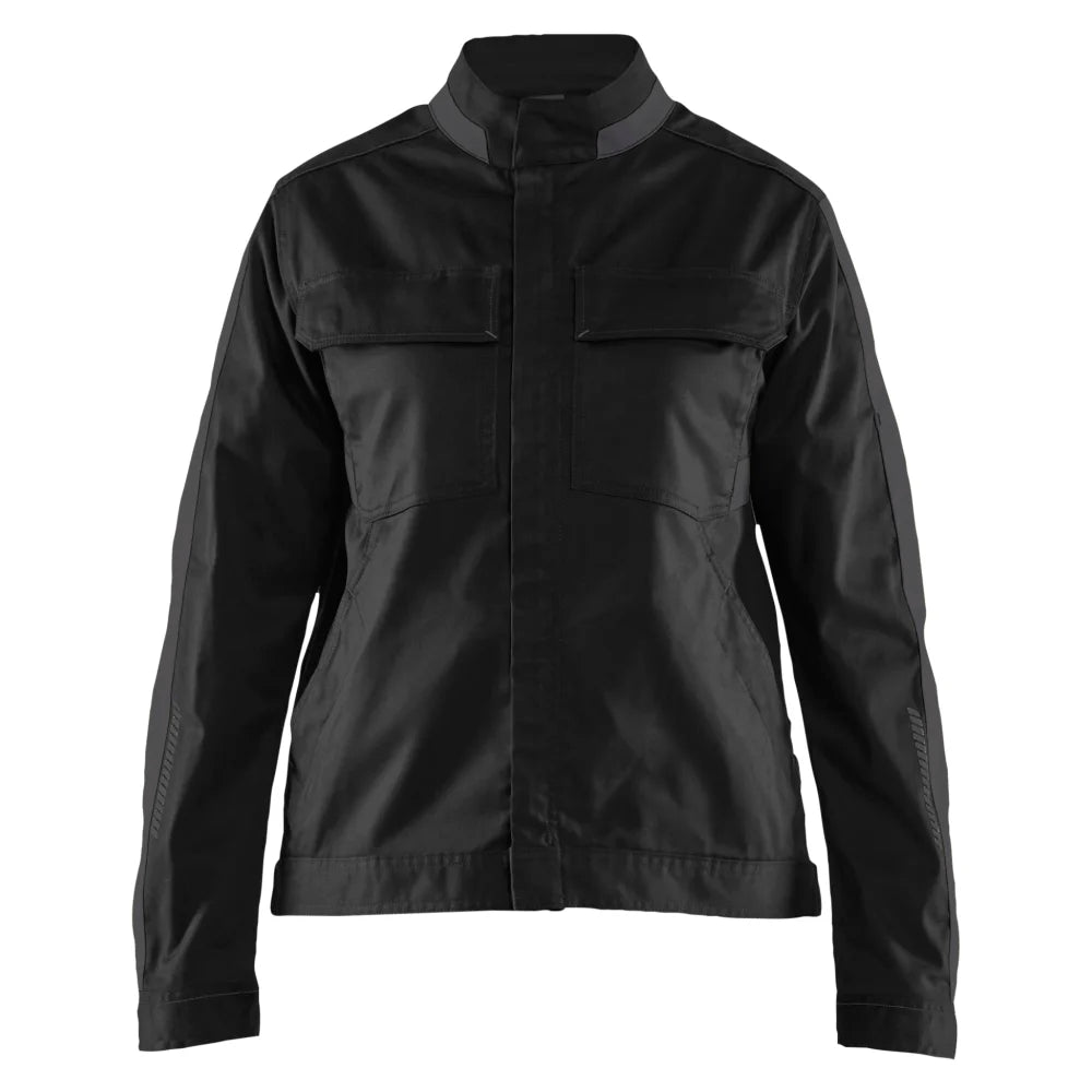Blaklader 4443 1832 Dames Industrie Jack Stretch Zwart Donkergrijs