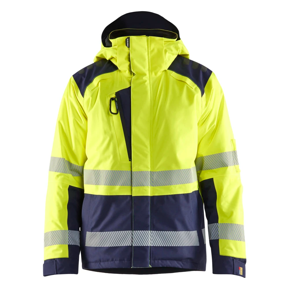 Blaklader 4455 1987 Winterjas High Vis High Vis Geel Marineblauw