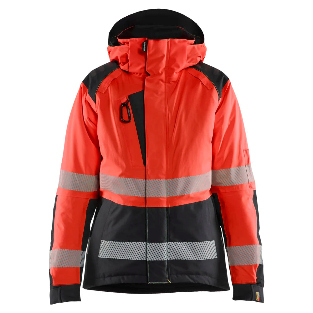 Blaklader 4456 1987 Dames Winterjas High Vis High Vis Rood Zwart