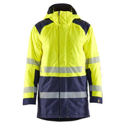 Blaklader 4457 1987 Winterparka High Vis High Vis Geel Marineblauw