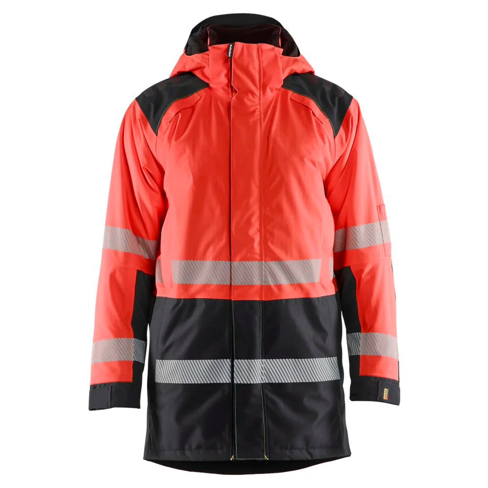 Blaklader 4457 1987 Winterparka High Vis High Vis Rood Zwart