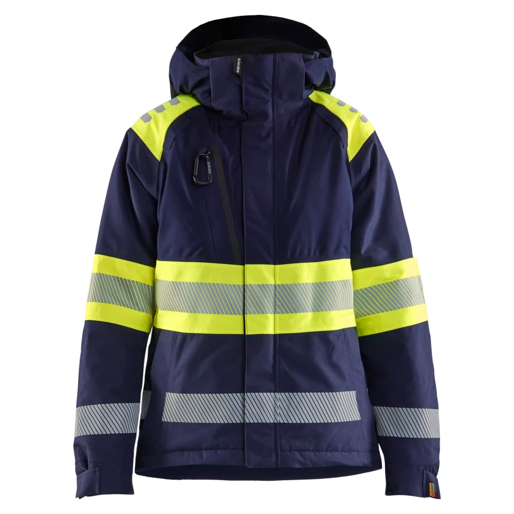 Blaklader 4470 1977 Dames Winterjas High Vis Marine High Vis Geel