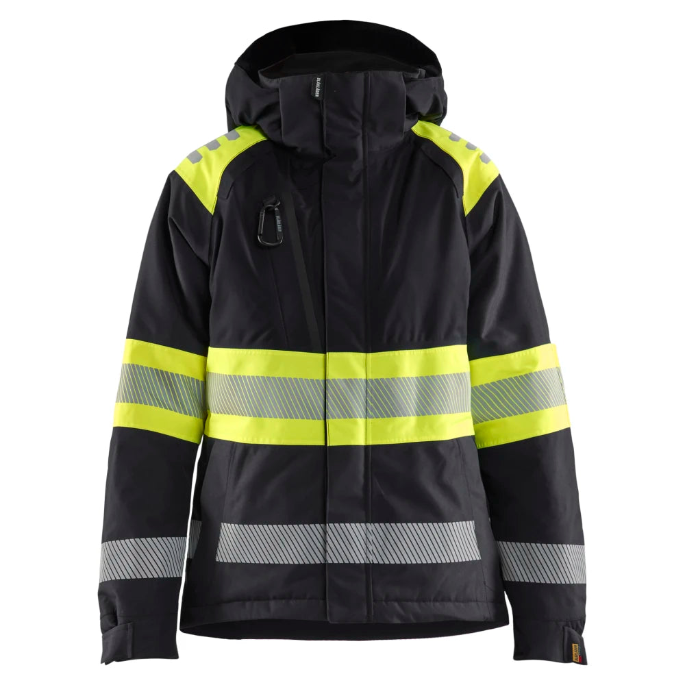 Blaklader 4470 1977 Dames Winterjas High Vis Zwart High Vis Geel