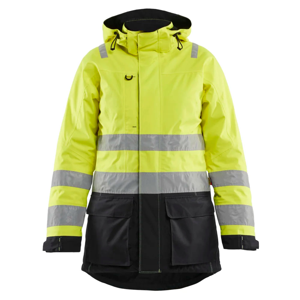 Blaklader 4472 1987 Dames Winterparka High Vis High Vis Geel Zwart