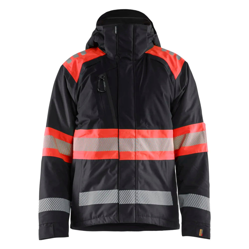 Blaklader 4480 1977 Winterjas High Vis Zwart High Vis Rood