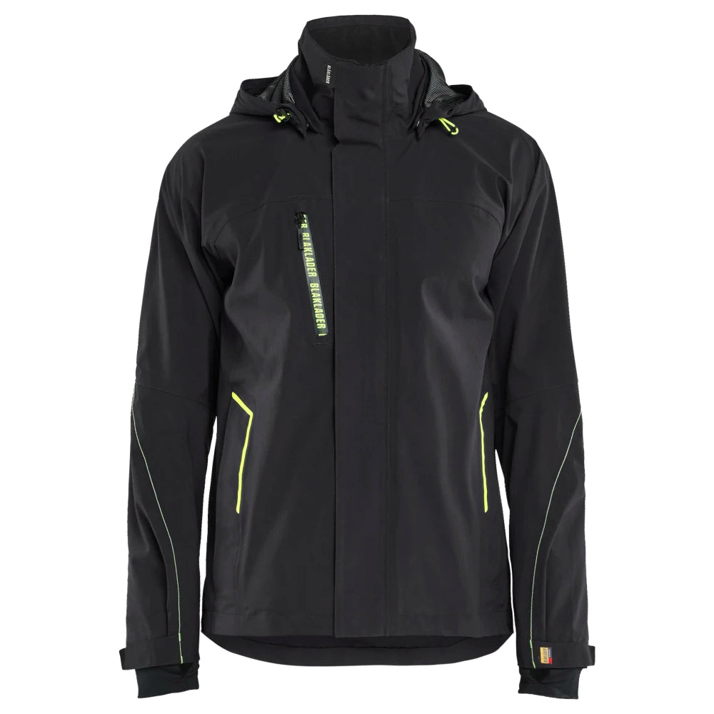 Blaklader 4483 1917 Shell Jack Stretch Zwart High Vis Geel