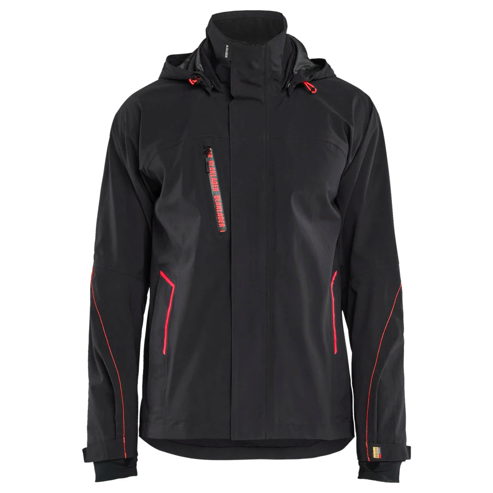 Blaklader 4483 1917 Shell Jack Stretch Zwart Rood