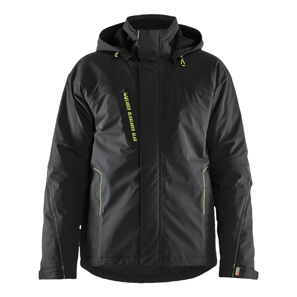 Blaklader 4484 1917 Lichtgewicht Winterjas 4-Weg Stretch Zwart High Vis Geel