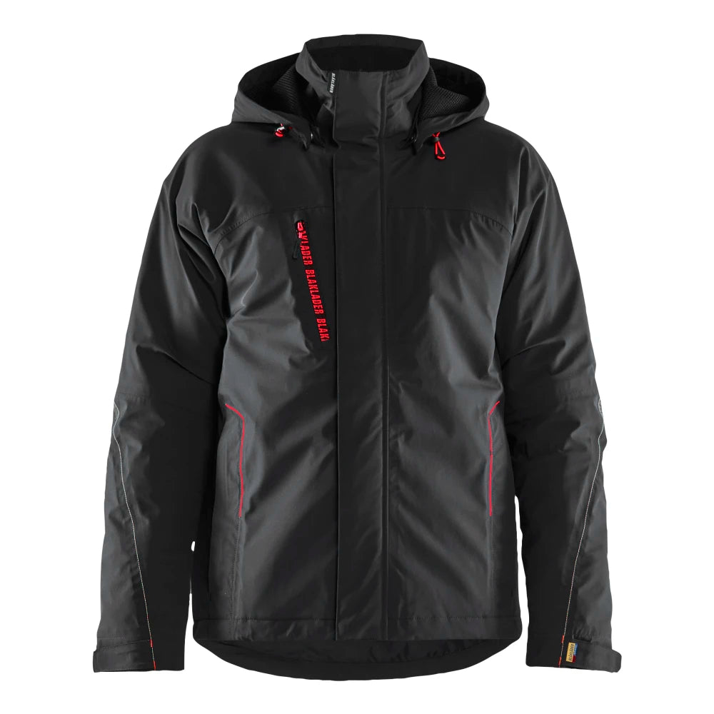 Blaklader 4484 1917 Lichtgewicht Winterjas 4-Weg Stretch Zwart Rood
