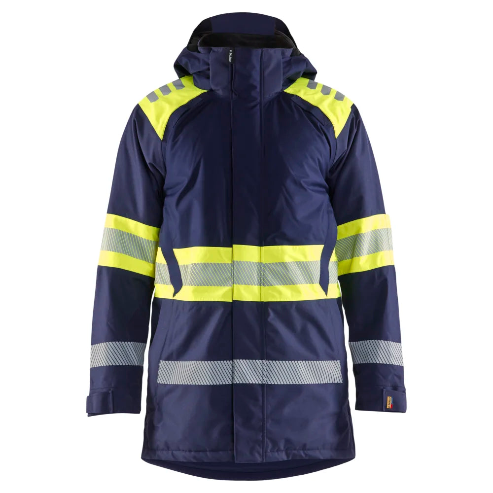 Blaklader 4485 1977 Winterparka High Vis Marine High Vis Geel