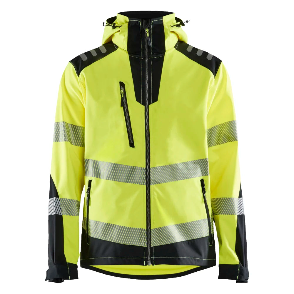 Blaklader 4491 2513 Softshell Jack High Vis High Vis Geel Zwart