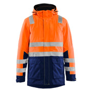 Blaklader 4495 1987 Winterparka High Vis High Vis Oranje Marineblauw