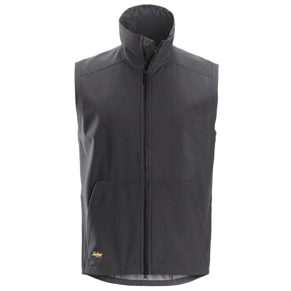 Snickers 4505 Allroundwork Winddichte Softshell Bodywarmer 5800 Steel Grey