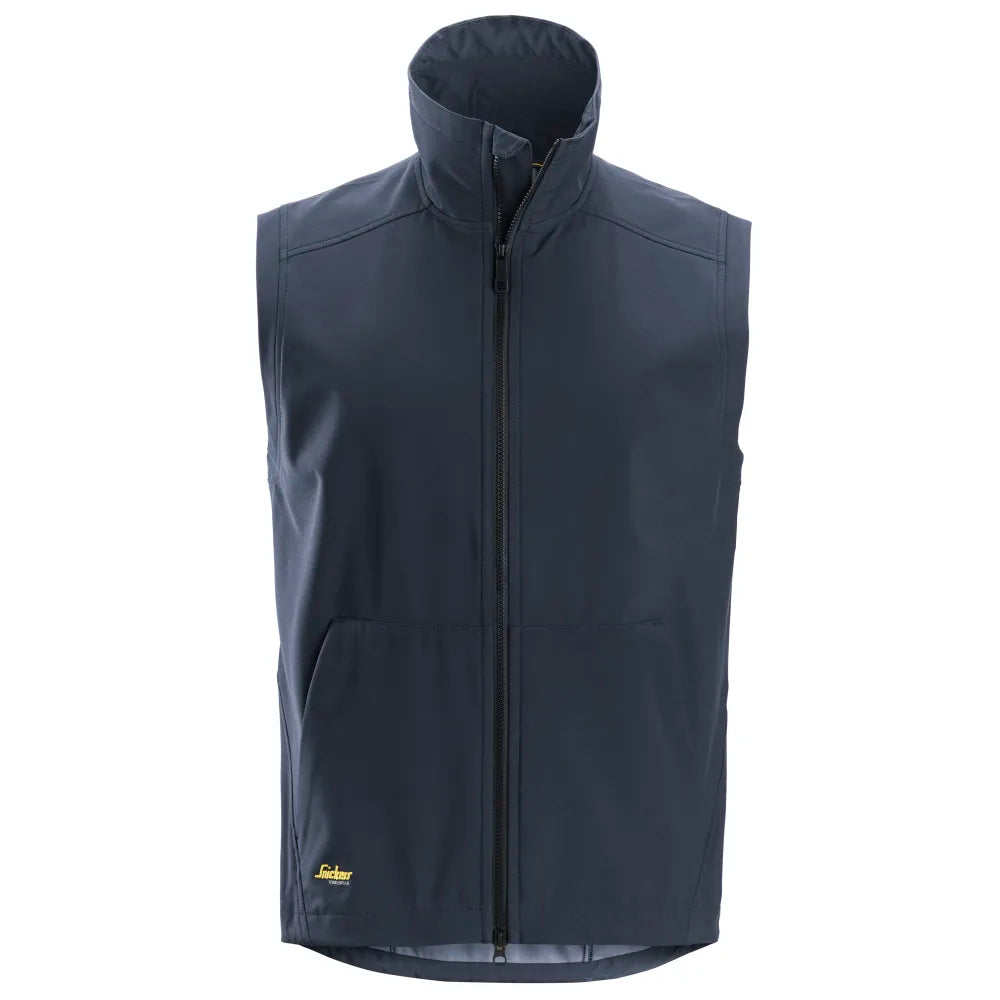 Snickers 4505 Allroundwork Winddichte Softshell Bodywarmer 9500 Navy