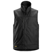 Snickers 4506 Allroundwork Softshell Stretch Bodywarmer 0404 Black Black