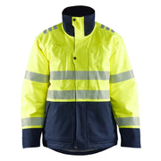 Blaklader 4517 1534 Multinorm Winterjas High Vis Geel Marineblauw