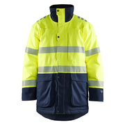 Blaklader 4527 1534 Multinorm Winterparka High Vis Geel Marineblauw