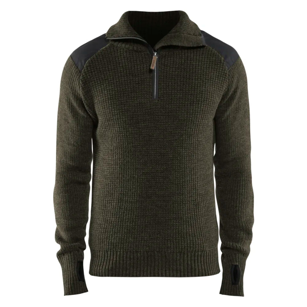 Blaklader 4630 1071 Wollen Sweater Groen Donkergrijs