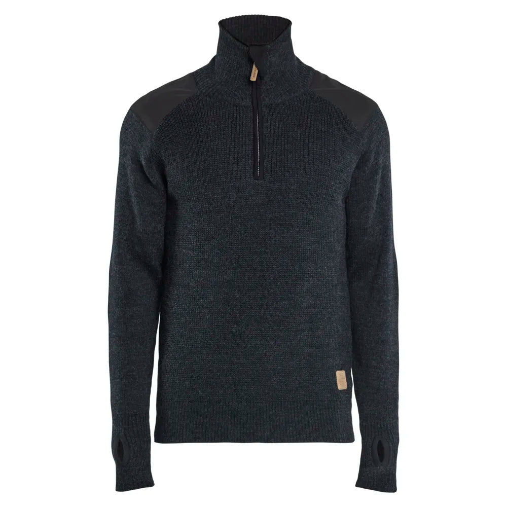 Blaklader 4630 1071 Wollen Sweater Donkergrijs Zwart