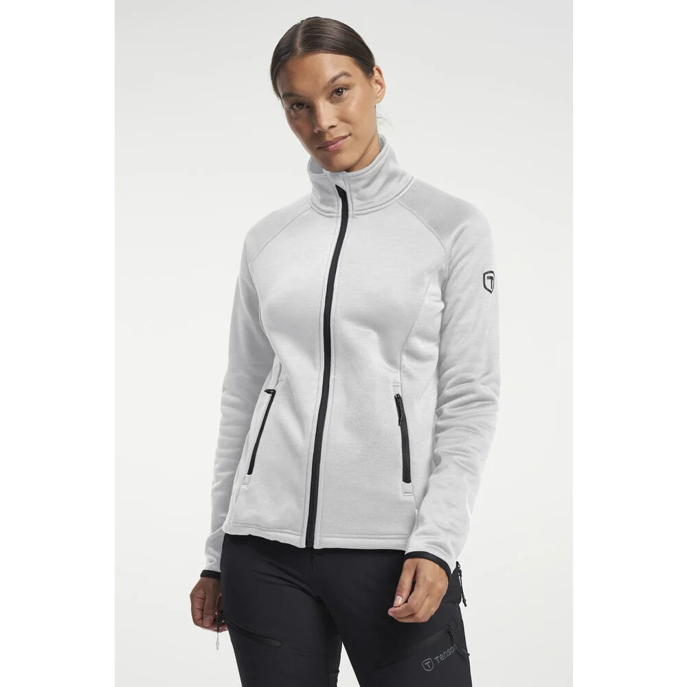 Tenson Txlite Midlayer Zip Dames Lichtgrijs