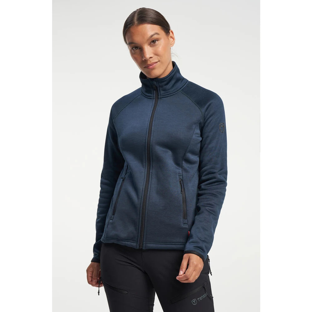 Tenson Txlite Midlayer Zip Dames Donkerblauw