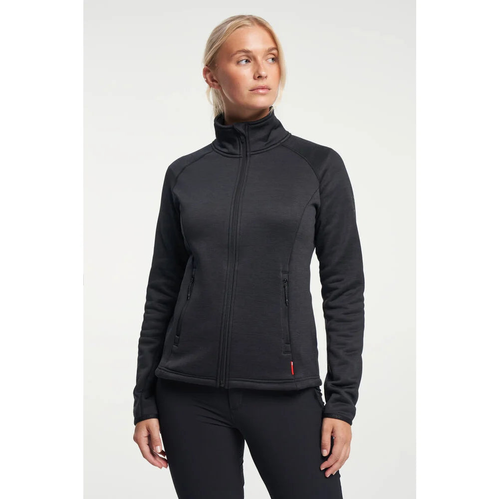 Tenson Txlite Midlayer Zip Dames Zwart