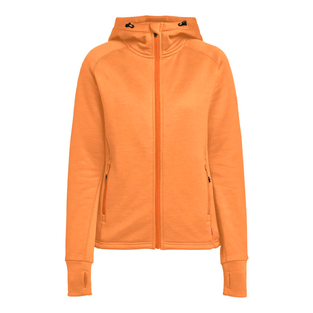 Tenson Txlite Hoodie Women Donker Oranje