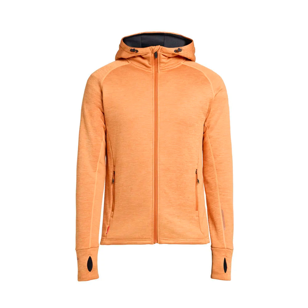Tenson Txlite Hoodie Zip Men Donker Oranje